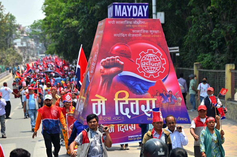 आज १३७औँ अन्तर्राष्ट्रिय श्रमिक दिवस